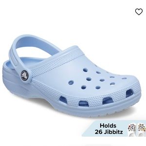 Crocs Classic Clog, Blue Calcite, Size 8 (Women’s) GENTLY USED/LIKE NEW